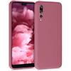 kwmobile Custodia Compatibile con Huawei P20 Pro Cover - Back Case per Smartphone in Silicone TPU - Protezione Gommata - rosa scuro