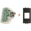 Fanton caricatore USB A+C incasso compatibile Gewiss Chorus Nera - 82893-GN