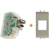 Fanton caricatore USB A+C incasso compatibile Gewiss Chorus Banco - 82893-GB