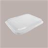 CONTITAL Coperchio Bombato in Polipropilene per Contenitore Oro Nero 6 Porzioni Eclipse e contenitore bianco Terracotta 4 Porzioni 293x193H45mm PL222040 50 pezzi