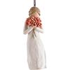 Willow Tree Enesco 27274 Figurina Circondato d'Amore, Sospensione, Resina, Multicolore