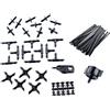 AQUA CONTROL KITG002 Basic Pack 4 mm Accessori per Tutti i Tipi di irrigazione a Goccia, Nero