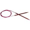 KNITPRO Ferri circolari fissi da 120 cm x 5 mm, Palissandro