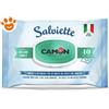 Camon Dog & Cat Salviette Muschio Bianco - Confezione Da 40 Salviette