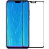 generale compatibile per HUAWEI HONOR VIEW 10 LITE (6.5)/ HONOR 8X JSN-AL00; JSN-AL00a; JSN-TL00; JSN-L21 Pellicola TRASPARENTE vetro GLASS FULL temperato ANTIURTO DISPLAY 9H antigraffio (NERO)