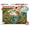 Schmidt- Dinosauri Selvaggi Puzzle, 10IT4001504563325IT10