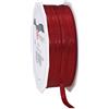 PRÄSENT C.E. Pattberg, nastro satinato bordeaux, 50 m per confezioni regalo, larghezza 6 mm, nastro regalo per decorazioni e artigianato, nastro decorativo per regali, per ogni occasione