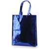 Shopper personalizzate in tnt laminato Ides 31 x 40 x 10 cm personalizzate o neutre