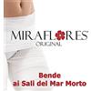 MIRAFLORES ORIGINAL Bende Drenanti Gambe Anticellulite ai Sali del Mar Morto ad Alta Concentrazione per Bendaggi Estetici Riducenti (2 x 10m) Fasce Dimagranti Made in Italy