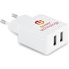 Alimentatore USB personalizzato Redi con due uscite personalizzate o neutre