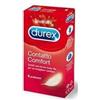 Durex Contatto Comfort Preservativo molto sottile e lubrificato 6 pezzi