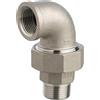 Bocchettone in Acciaio Inox AISI 316 Curvo MF 3/4