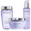 Kerastase blond absolu rituel - bain lumiere 250 ml - masque ultra violet 200 ml e cicaplasme 150 ml