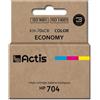 ACTIS Cartuccia Actis per HP 704 CN693AE 9ml Magenta/Giallo/Ciano [KH-704CR]