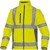 Delta Plus Giacca Delta Plus Moonlight2 -classe 3- 5 tasche - tessuto softshell - argento giallo fluo-blu - XL - MOON2JGXG