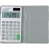 Q-Connect Calcolatrice tascabile solare e batteria Q-Connect - 12 cifre - grigio KF01603