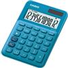 Casio Calcolatrice da tavolo CASIO solare o batteria - 12 cifre - azzurro MS-20UC-BU-W-EC
