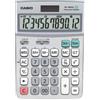 Casio Calcolatrice da tavolo Casio solare o batteria - display 12 cifre - grigio DF-120ECO-W-EP
