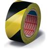 Tesa Nastro per segnalazioni in PVC tesa tesaflex® 60760 rivestito gomma resina 50mmX33m giallo-nero - 60760-00087-15
