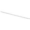 Q-Connect Dorsi a spirale in PVC per rilegatura Q-Connect A4 - 21 anelli 6 mm - fino a 25 ff bianco - conf. 100 pz - KF24017