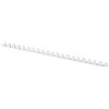 Q-Connect Dorsi a spirale in PVC per rilegatura Q-Connect A4 - 21 anelli 8 mm - fino a 40 ff bianco - conf. 100 pz - KF24019