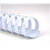 GBC Dorsi plastici a 21 anelli GBC CombBind 6 mm A4 bianco - fino a 25 fogli conf da 100 dorsi - 4028193