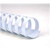 GBC Dorsi plastici a 21 anelli GBC CombBind 14 mm A4 bianco - fino a 125 fogli conf da 100 dorsi - 4028198