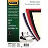 Fellowes Copertine per rilegatrici FELLOWES Delta goffrate cartoncino rosso A4 250 g/m² conf. 100 pezzi - 5370305