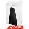 HSM Distruggidocumenti uso frequente HSM SECURIO B34 P-2 - 100 L taglio a strisce 5,8 mm - bianco - 1841111