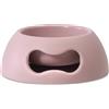 United Pets Pappy Ciotola Piccola per Cani, Eco-Friendly, di Design, Made in Italy, Rosa, Ciotola per Cani di Taglia Piccola e Gatti, capacità 350ml, S