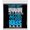 Ernie Ball, Extra Slinky Stainless Steel, Corde per basso elettrico, diametro 40-95