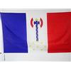 AZ FLAG CR_32 Bandiera della Francia a Quadretti con Guaina per Gambo, 150 x 90 Cm