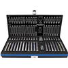 HASKYY Set di 40 pezzi di punte per chiavi a bussola esagonali XZN Torx multi-dente | Torx: T20 T25 T30 T40 T45 T50 T55 | XZN: M5 M6 M8 M10 M12 | Bussola esagonale: 4 5 6 7 8 10 12 mm