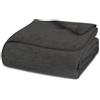 Glart morbida coperta, tinta unita grigio, 130x170 cm, morbida e calda, extra soffice come coperta per divano, coperta per divano o letto per bambini, coperta in peluche senza maniche