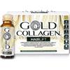 Minerva Gold Collagen Gold Collagen Hairlift Complemento Liquido per i Capelli, 10 Flaconcini da 50ml