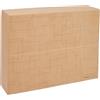 Exacompta - Cod. 89847E - 1 Scatola per progetti dorso 90mm Eterneco® consegnata già montata - Cartoncino protetto da olio vegetale - F.to esterno 25,5x34cm per A4 - Kraft figure geometriche