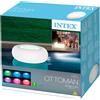 Intex Pouf Poggia Piedi Luminoso - Cm 86x33 - Con LED Multicolore