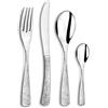 Amefa PRADEL ESSENTIEL - Set da 24 posate per 6 persone - Etnico - 18/0 acciaio inox, finitura lucida