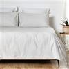 HOGARYS - Set copripiumino per letto da 180 cm (260 x 220 cm), con 2 federe (50 x 95 cm), 100% cotone (percalle 150 fili), Motivo oro