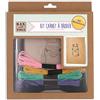 Toga Kit quaderno da ricamare Lama, Carta, Multicolore, 20 x 23 x 3 cm