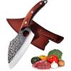 Promithi Coltello da cucina professionale,multiuso,per cuoco,macellaio,per disossare, tritatutto,Coltelli da chef,Coltello per disosso, Universale cucina coltello da verdure carne tritare