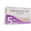 BD Micro-Fine Aghi 31GX5mm per Penna Insulina 100 pezzi