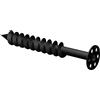 LUX ELEMENTS LFIXZ1130 FIX-SD 130 - Tasselli a vite, 130 mm, 10 pezzi, colore: Nero