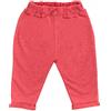 People Wear Organic Pantalone baby in cotone biologico - col. rosso chiaro melange