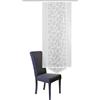 Home Fashion 86629 - 101 - Tenda a Pannello con Triangolo, 160 x 57 cm, Colore: Bianco, Stile Jacquard