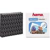 Hama Album portafoto, Cartone, Schwarz (Weiße Seiten), 30x30 & Angolini Autoadesivi per foto, 1000 pezzi (2 Confezioni da 500 Pezzi)