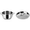 Lagostina Casseruola Fonda 2 Manici Every Inox cm18 Pentole Cucina, Acciaio Inossidabile, Argento, 18 cm & Coperchio Every Acciaio Inox 18 10 Cm18 Pentole E Preparazione Cucina, Inossidabile
