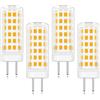 XIMNCHNI GY6.35 LED di ricambio da 12 V, GY6.35, alogena, 60 W, 50 W, bianco caldo, attacco bipino, 6 W, a basso voltaggio, piccola lampadina G6.35, non dimmerabile, confezione da 4 pezzi