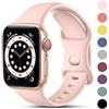 CeMiKa Cinturino Compatibile per Apple Watch Cinturino 38mm 40mm 41mm 42mm 44mm 45mm 46mm 49mm, Silicone Cinturini di Ricambio per iWatch Series 10 9 8 7 6 5 4 3 2 SE, 38mm/40mm/41mm-S/M, Rosa Sabbia