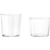 H&H Starck Set 6 Bicchieri Acqua, Vetro Ultrasottile, 350 ml & Starck Set 6 Bicchieri Vino, Vetro Ultrasottile, 270 ml